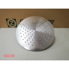 圓形超薄頂噴花灑 全鎳拉絲時尚頂噴 4分通用內螺紋 型號: 043 直徑22cm, 1個