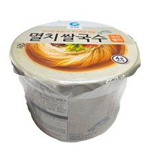 청정원 쌀로만든 멸치 컵쌀국수, 92g, 6개