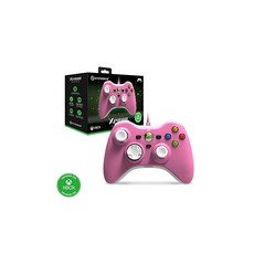 Xenon Xbox Series XSXbox One 유선 컨트롤러 핑크 PC(Windows10・11)용(공식 라이센스, 1개, 상세페이지 참조