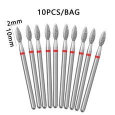 네일 드릴 비트 커터 매니큐어 큐티클 밀링 페디큐어 도구, 1개, 2. GD0307D-F