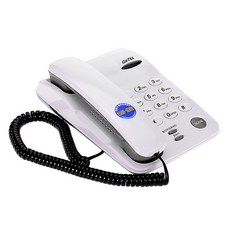 지엔텔 유선 전화기 화이트, GS-460