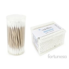 한생 천연솜 회오리 면봉 100개입 200개입 화장실소모품, 원통100P