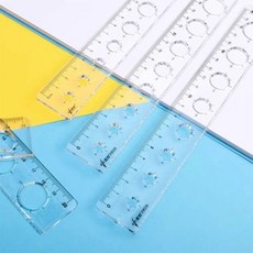 20cm 일자 원형 모형자(5개)