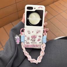 三星 Galaxy Z Flip5 Esther Bunny 造型手機保護殼 (配掛繩)