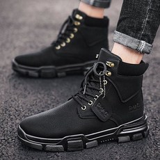 남성 군화 사막화 빈티지 워커 부츠