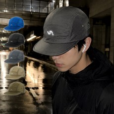 씨움 나일론 러닝 모자 마라톤 캡모자 볼캡, 1개, 그레이