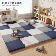 寶寶拼接爬爬墊 防水防滑地墊, 新品強推 - 白色 灰色 藏青 無甲醛