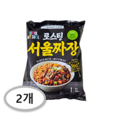 풀무원자연건면 로스팅 서울 짜장 99g, 2개