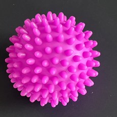 65MM 家用洗衣球 PVC環保防纏繞蓬鬆衣物乾燥神器, 玫紅色 硬, 1個