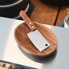 우드핸들 스텐 미니 도끼칼 17cm, 우드핸들 미니도끼칼 17cm