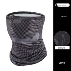 아웃도어 자외선 차단 마스크 히잡 남면 스카프 여름 보호 풀페이스 넥 워머 오토바이 아이스 헤드 커버 라이딩 장비, 귀걸이 블랙 없음, 프리사이즈, 1개