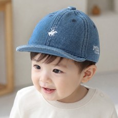 주누하우스 키즈 국산 폴로 클럽 얌체 볼캡 유아 아기 돌 야구 모자 사계절모자 아가 모자