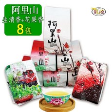 龍源茶品 阿里山金萱茶葉, 1個, 150g, 8個裝