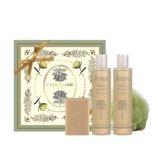 【義大利 L’ERBOLARIO 蕾莉歐】苦艾淨化清新禮盒《WUZ屋子》沐浴膠 植物皂 沐浴球, 1個