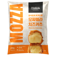 진심담육 튀겨나온 수제 모짜렐라 치즈돈까스 (10장이상 구매 시 특제소스 증정), 120g, 4개