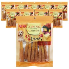 참좋은간식 고구마치즈 강아지간식, 치킨샌드위치, 100g, 10개