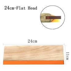 1PC 저렴한 가격 실크 스크린 스퀴지 도구 용 알루미늄 에멀젼 스쿠프 코터, [09] 24cm Squeegee flat, 1개