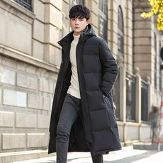 羽絨外套 男女款 防風防水保暖外套 大尺碼 長版 防寒 鋪棉外套 白鴨絨 羽絨衣服 秋冬情侶休閒運動 連帽禦寒棉衣 麵包外套 大衣