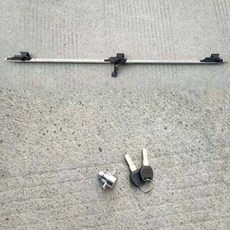 자동차 루프박스 짐받이 악세서리, 1개, 트렁크 잠금 스트립 1개 장치 포함