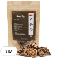 바른티 국내산 연근차, 50g, 3개, 1개입