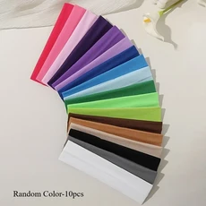 여성을위한 10 Pcs 탄성 헤어 밴드 패션 머리띠 솔리드 컬러 러닝 피트니스 요가 헤어 밴드 탄성 메이크업, 01 10pcs