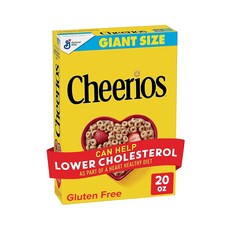 치리오스 시리얼 하트 셰이프 통곡물 귀리를 함유한 12온스, 오리지널, 8.9온스(1팩), 1개