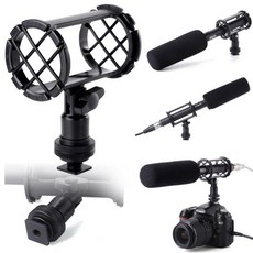 AKG D230 Senheisser ME66 Rode NTG-2 Audio-Technica AT-875R Sony ECM-CG50 샷건 마이크용 쇼크 마운트, 한개옵션0