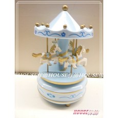 House傢飾2館彩色旋轉木馬音樂盒 音樂鈴 J款(音樂:天空之城) 限量款/新發售