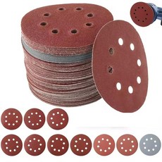 zmart 즈마트 125mm 원형 샌딩 디스크 8홀 100매