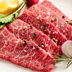 투쁠 1++ 한우 눈꽃 설깃살 600g 로스 구이용 한우설깃살 설도, 3개, 200g