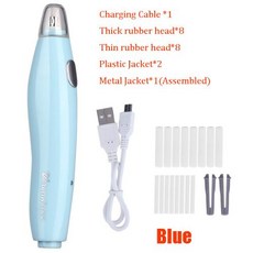 전동 지우개 자동 회전식 정밀 드로잉용 디자인 미술 도구 세트 충전식 가정용 전기 키트 적합한 드로잉 스케치 건축 계획 세부, 3)Blue Set