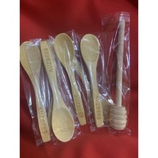 蜂蜜棒 攪拌捧 蜂蜜 蜜蜂 廚房 用具 飲料 挖棒 小熊維尼拿的那支, 1個, AUZBEES木製蜂蜜棒, 木色