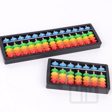 컬러 주판 아동 수학 교육용 주판놀이 교육용주판 아기주판, 7선