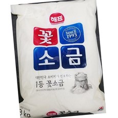 해표 꽃소금 3kg 대용량, 1개