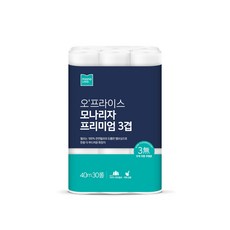 mona LISa. Off Price優質3層衛生紙, 1個, 40m, 30卷