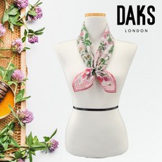 백화점 닥스 DAKS 정품 프리미엄 썸머 플라워 포슬린면 스카프 DLN1502 선물용