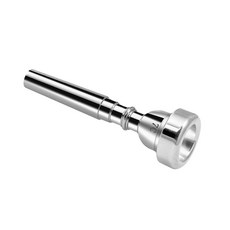 Cheerock 7C 트럼펫 마우스피스 초보자 전문가와 호환되는 금도금 황동 액세서리, 7C Silver, 1개