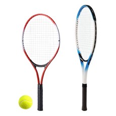 테니스 입문자용 라켓 성인용 아동용 그립 성인용 아동용테이스 라켓 채 입문 연습 작은 리턴볼 dew+31412aJ, 주니어 레드