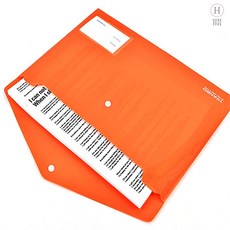 학용품 직장인 똑딱이화일 A4사이즈 비닐 서류봉투 파일케이스