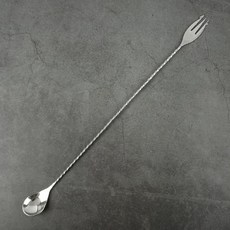 칵테일 스텐 바스푼 40cm 머들러 하이볼 바용품, 1개