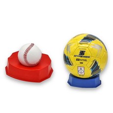 진열대 국내생산 볼받침대 받침대 축구공 농구공 거치대 공, 블루, 1개