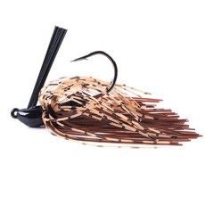 【LUREER】防掛底 鉛頭鬍鬚佬 10克 鉛頭鉤 路亞 泰國鱧 管池餌 鱸魚 黑鱸 防纏 軟蟲 雷強, 咖啡色, 1個