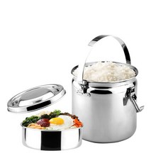 【潔豹】健康密封提鍋 14CM 1.5L【316不銹鋼 防漏 防溢 附內層 台灣製】, 1個