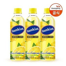 썬키스트 레몬에이드 제로, 350ml, 40개