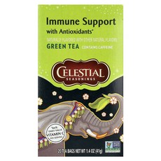 Celestial Seasonings Green Tea 항산화제로 면역력 강화 티백 20개 41g(1.4온스)