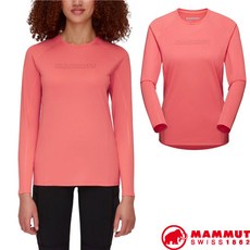 MAMMUT 長毛象 女 彈性透氣 圓領長袖排汗衣 PF50 防曬長袖T恤