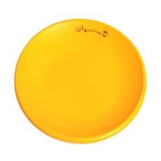 한진 에코인콘 프리미엄 옥수수 원형접시, 노랑, 1개