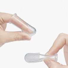 말랑말랑한 강아지 칫솔 양치 손가락칫솔 실리콘 애견칫솔 강아지칫솔, 1개
