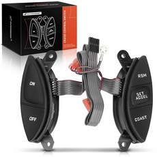 A-Premium 스티어링 휠 착 크루즈 컨트롤 스위치 버튼 키트 포드 1999-2003 F-150 F150 1998-2003 레인저 익스플로러 익스플로러 스포츠 트랙 및 머큐