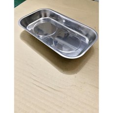 超低價 圓形長方形白鐵磁吸盤 零件螺絲收納磁鐵盤, 1個, 圓形